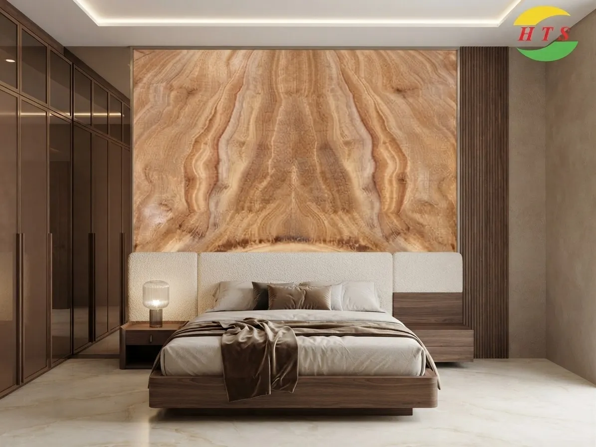 tranh đá marble phòng ngủ